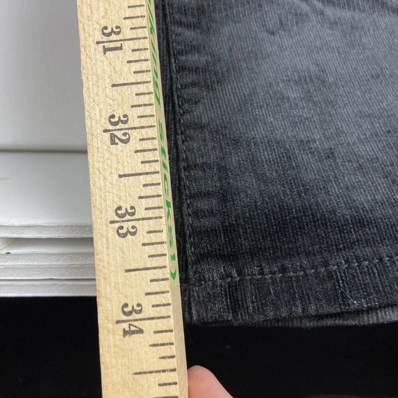 Bebe Black Velvet Cordoroy Bellbottom Bootcut Jeans Pants NEW Sz30x34 (sku44) - Picture 5 of 16